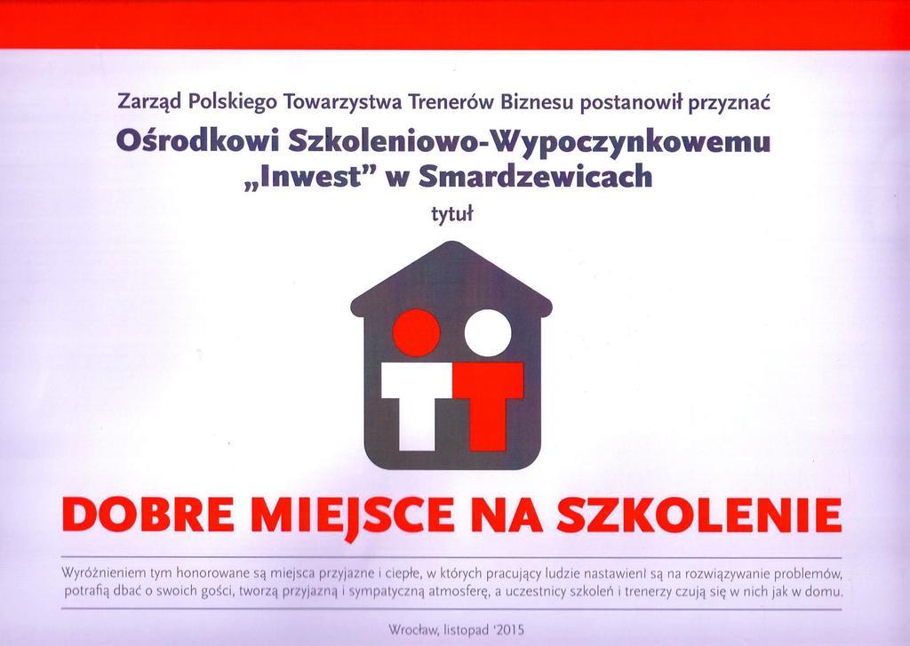 Inwest Osrodek Szkoleniowo-Wypoczynkowy 호텔 스마르드즈비체 외부 사진